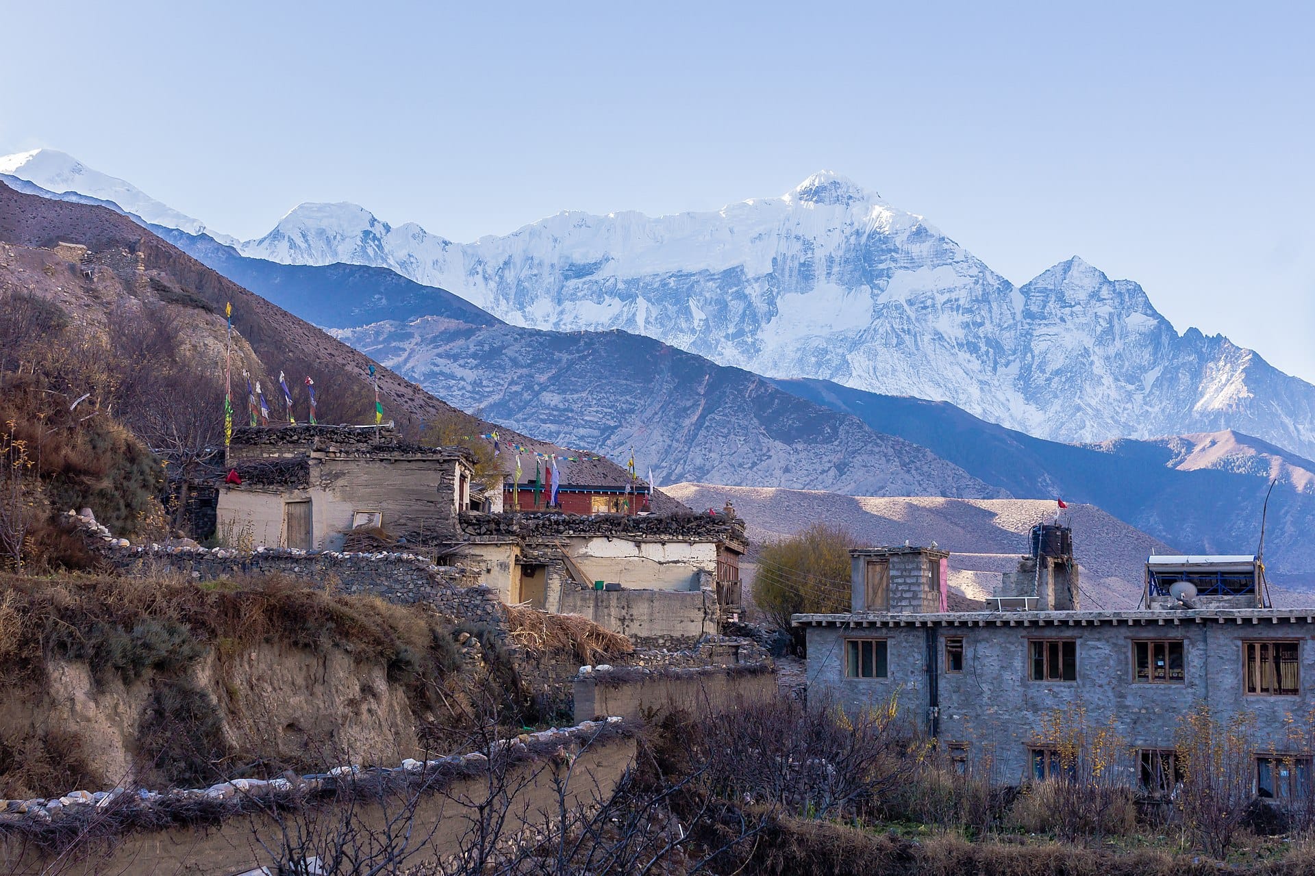 Kagbeni village in the Kali Gandaki valley, Mustang