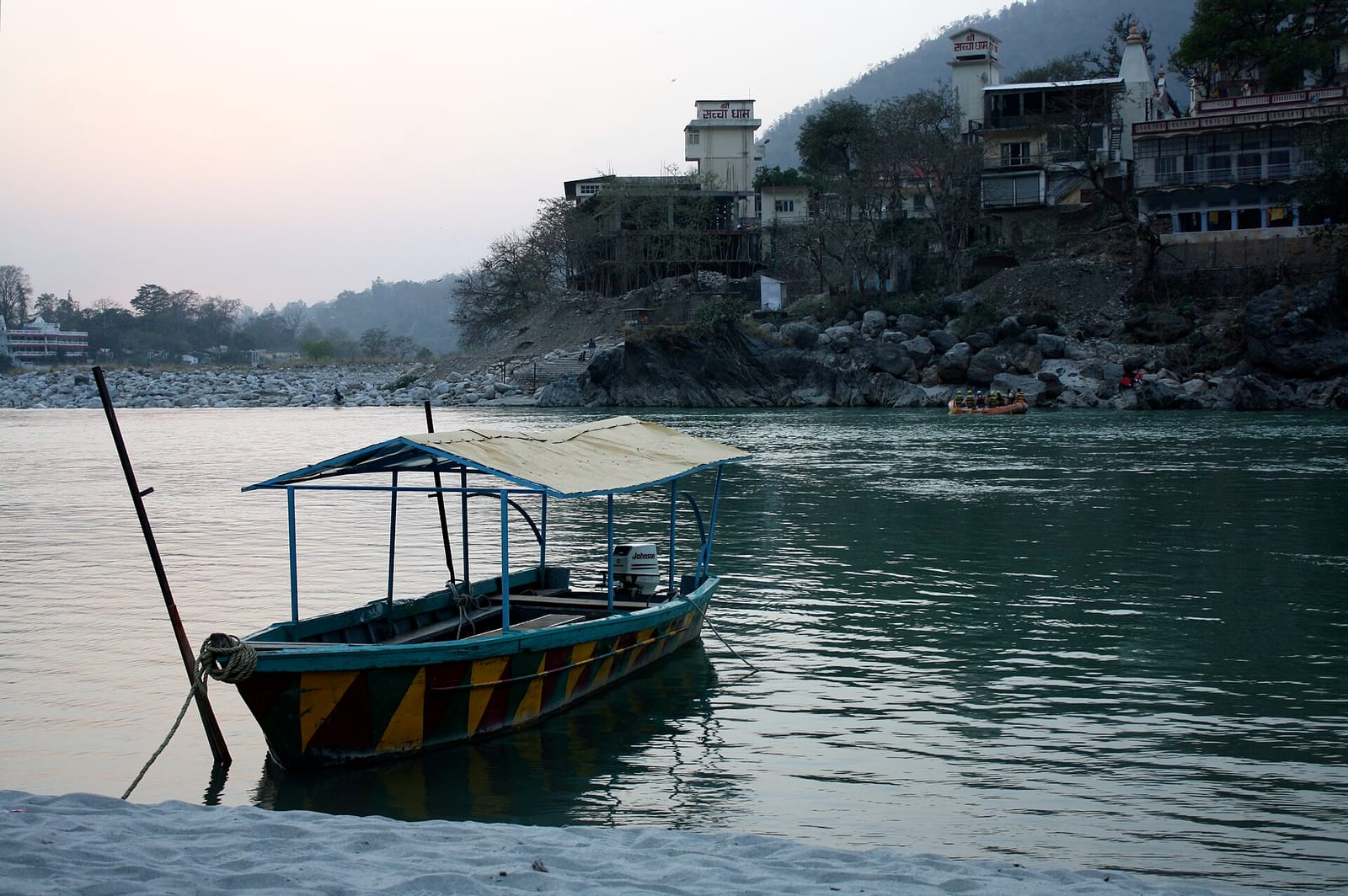 River confluence at Rishikesh