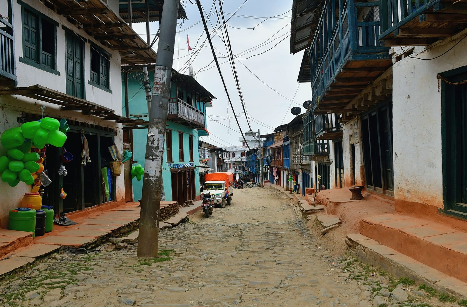 Terraced hillside at Diktel road