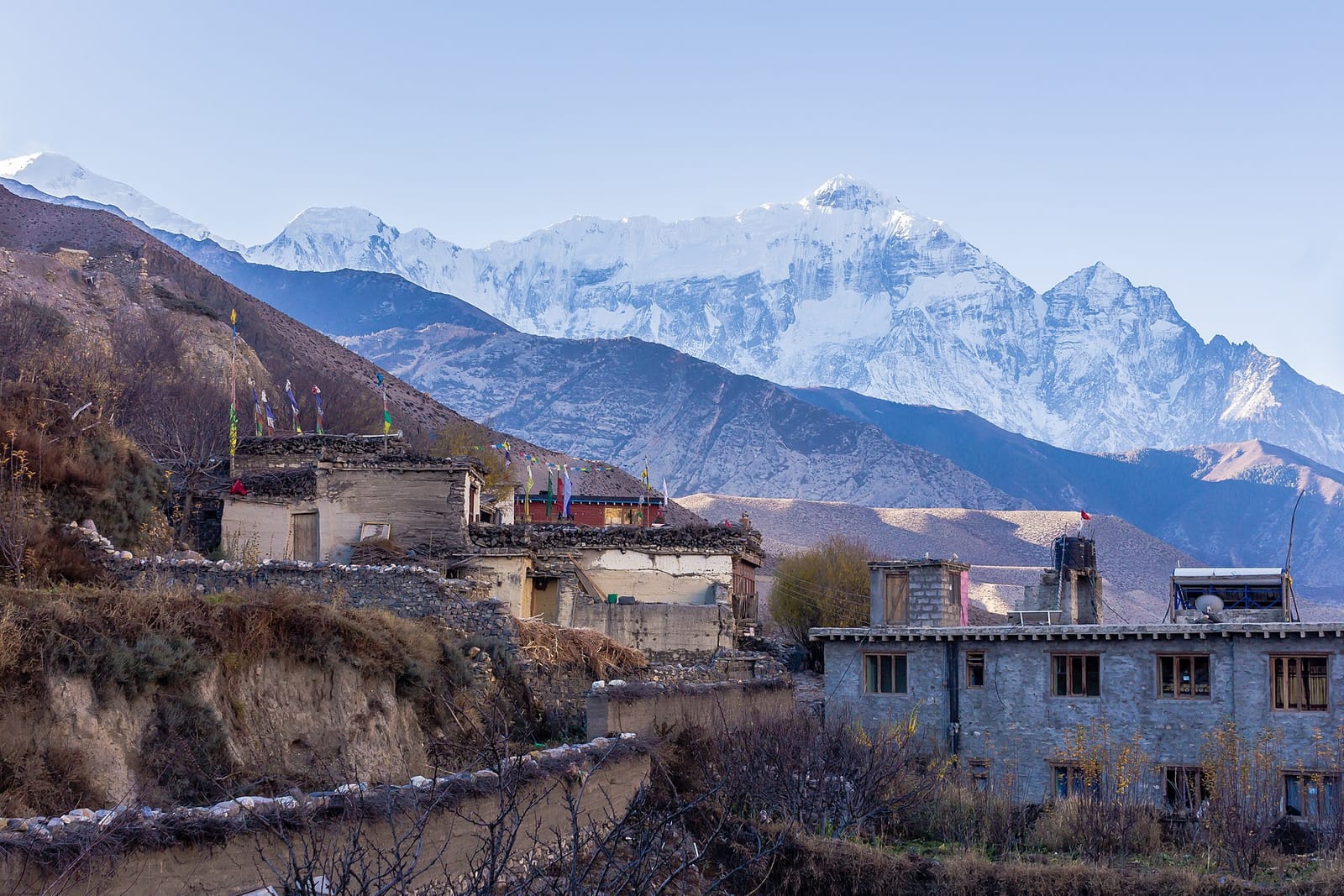 Gateway village at Kagbeni