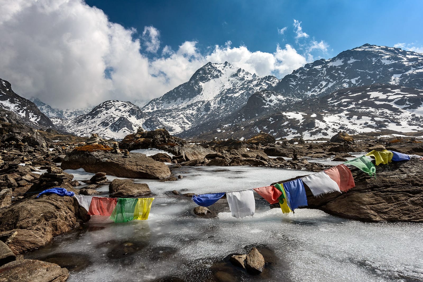 Neighbouring lakes, Saraswati and Bhairab Kunda