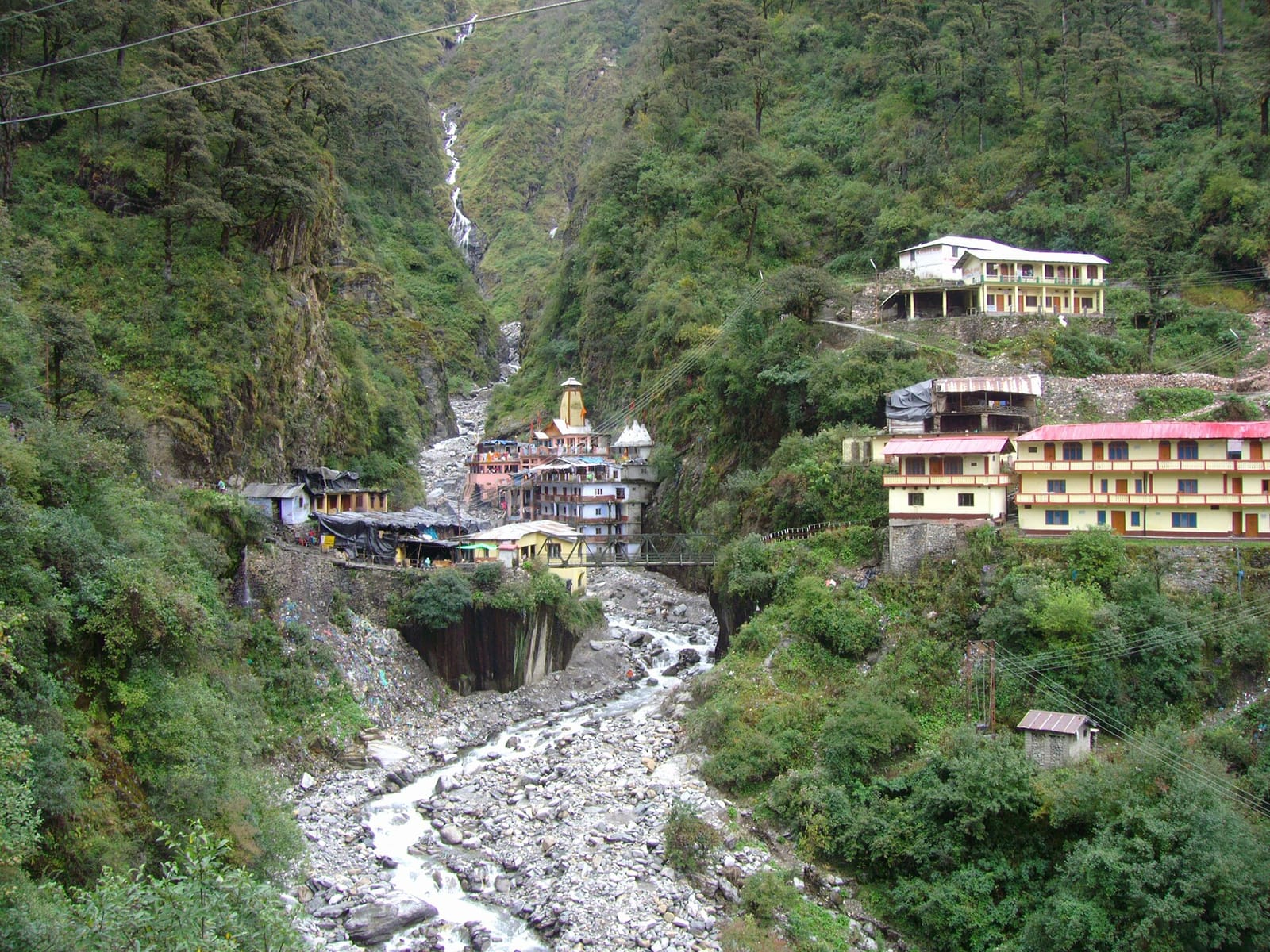 Yamunotri shrine at Yamunotri